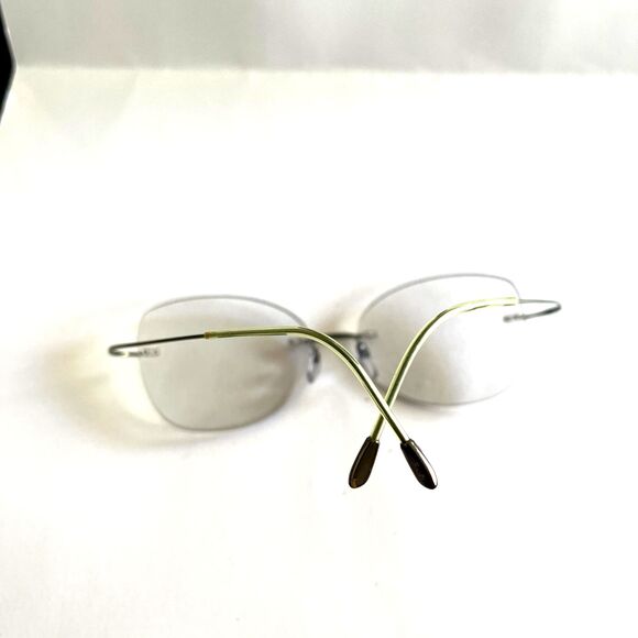 Silhouette Eyeglasses Rimless Designer Frames Only Grey 51-17-140 - Picture 2 of 5